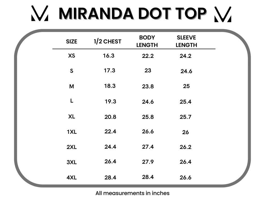 Miranda Dot Top