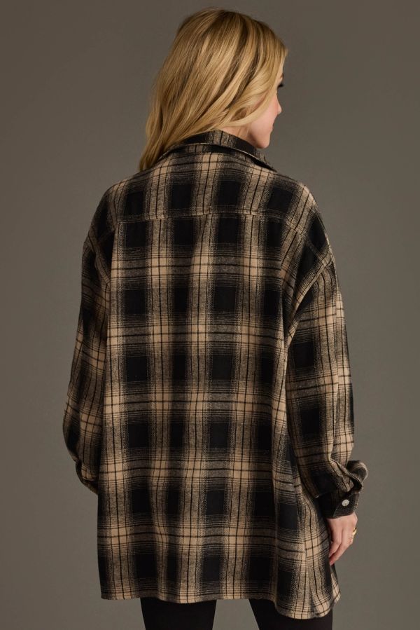 Cabin Coffee Plaid Shacket