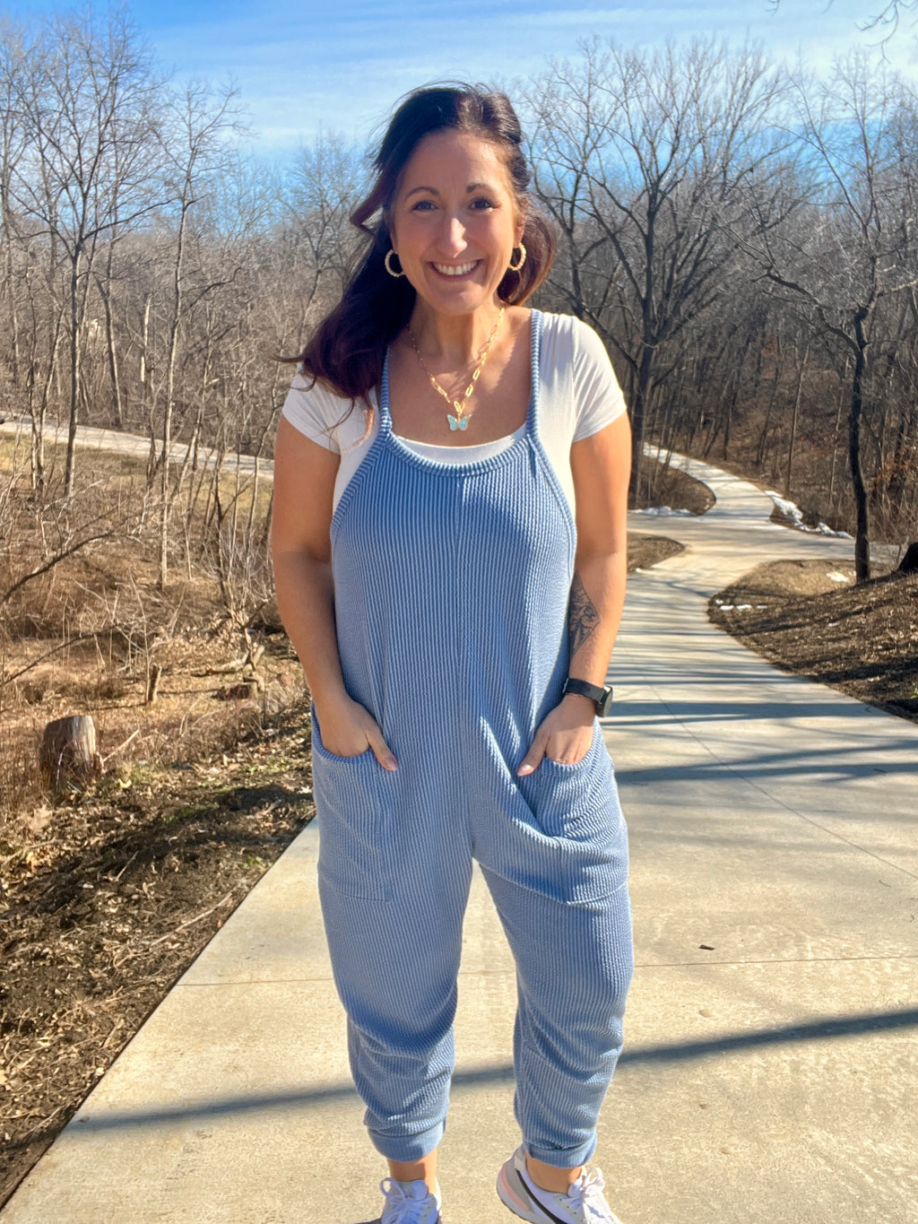 Wave Ribbed Jumpsuit