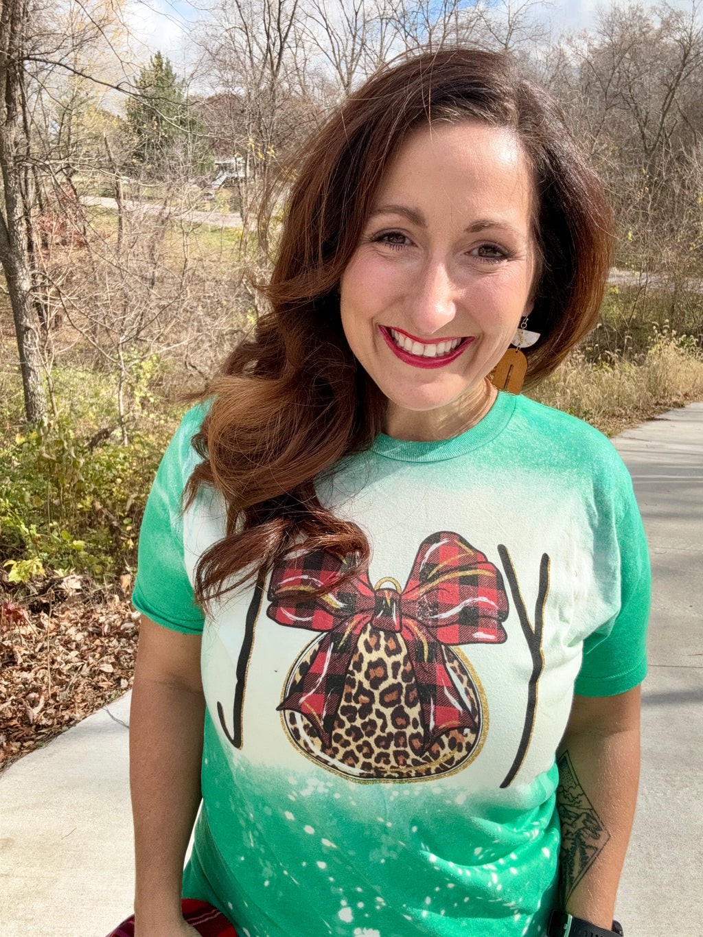 Leopard & Joy Graphic T