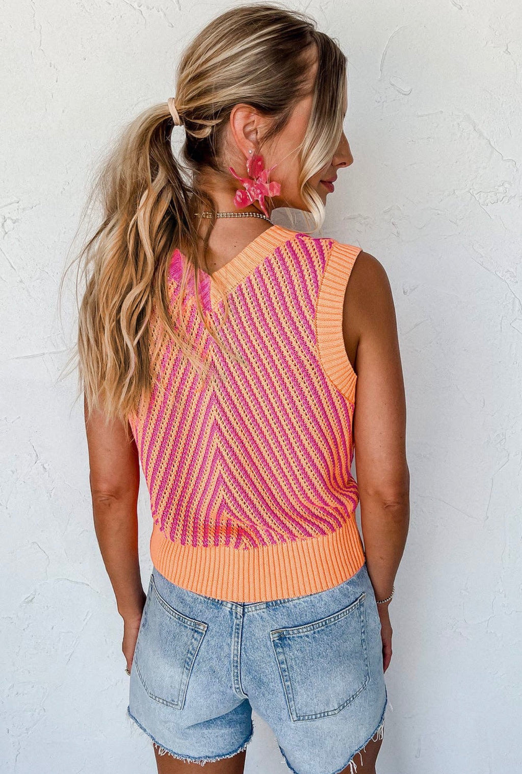 Sunset Sorbet Sweater Tank