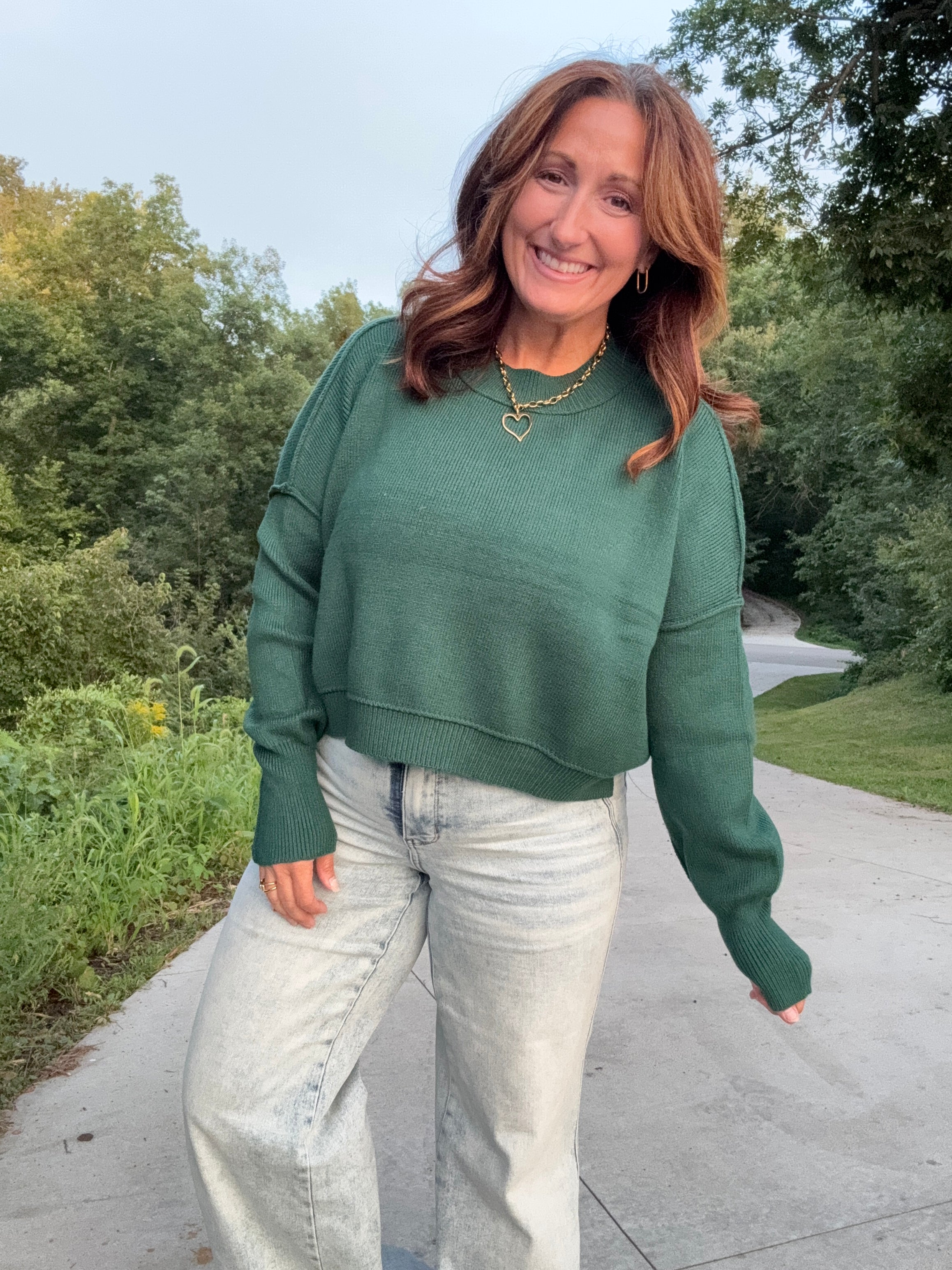 Evergreen Elegance Sweater