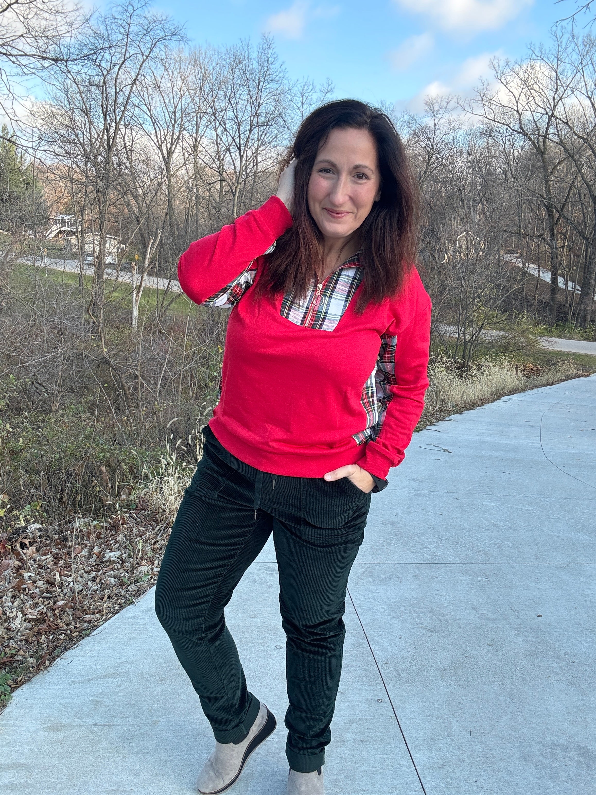 Judy Blue Emerald Cord Joggers