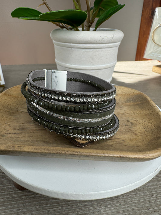 Rhinestone Stack Bracelet