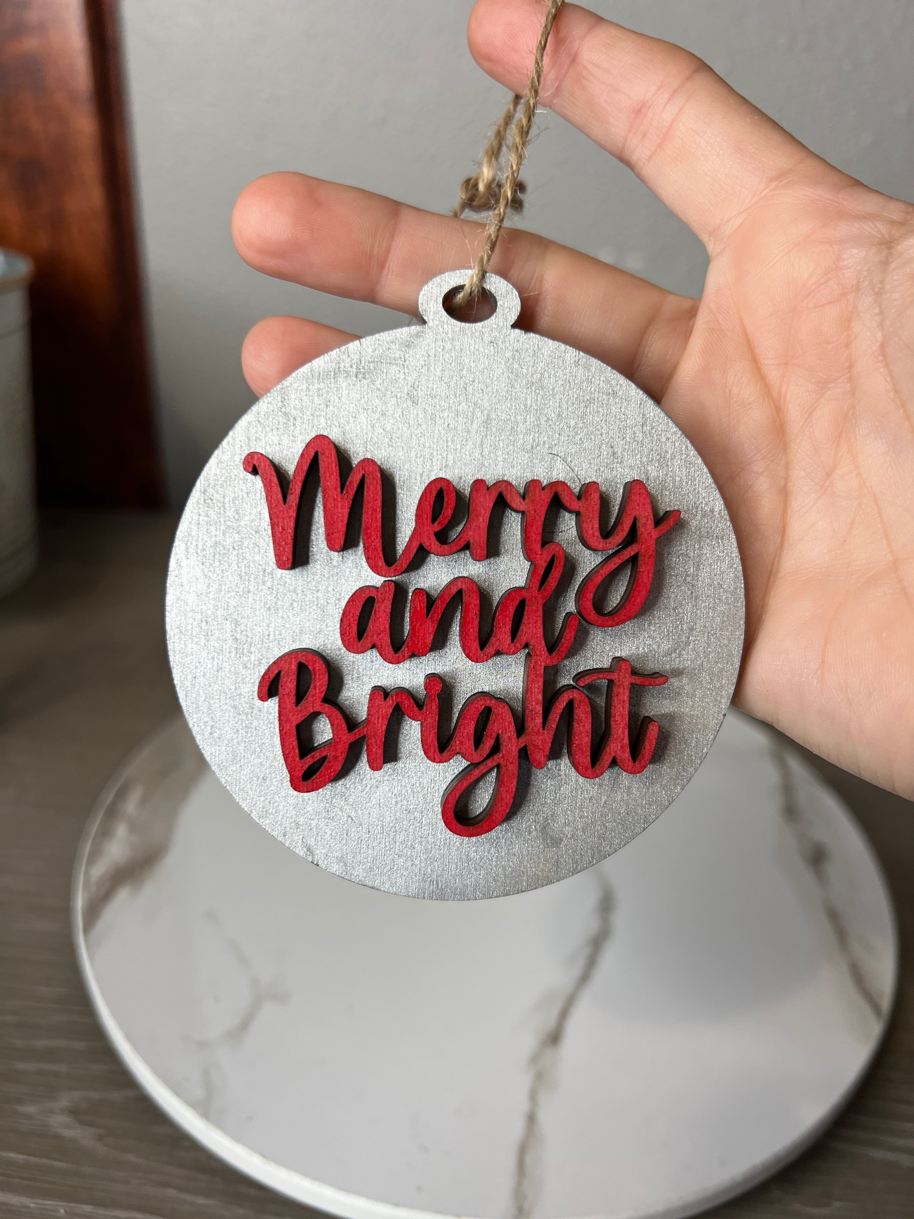 Merry & Bright Ornament
