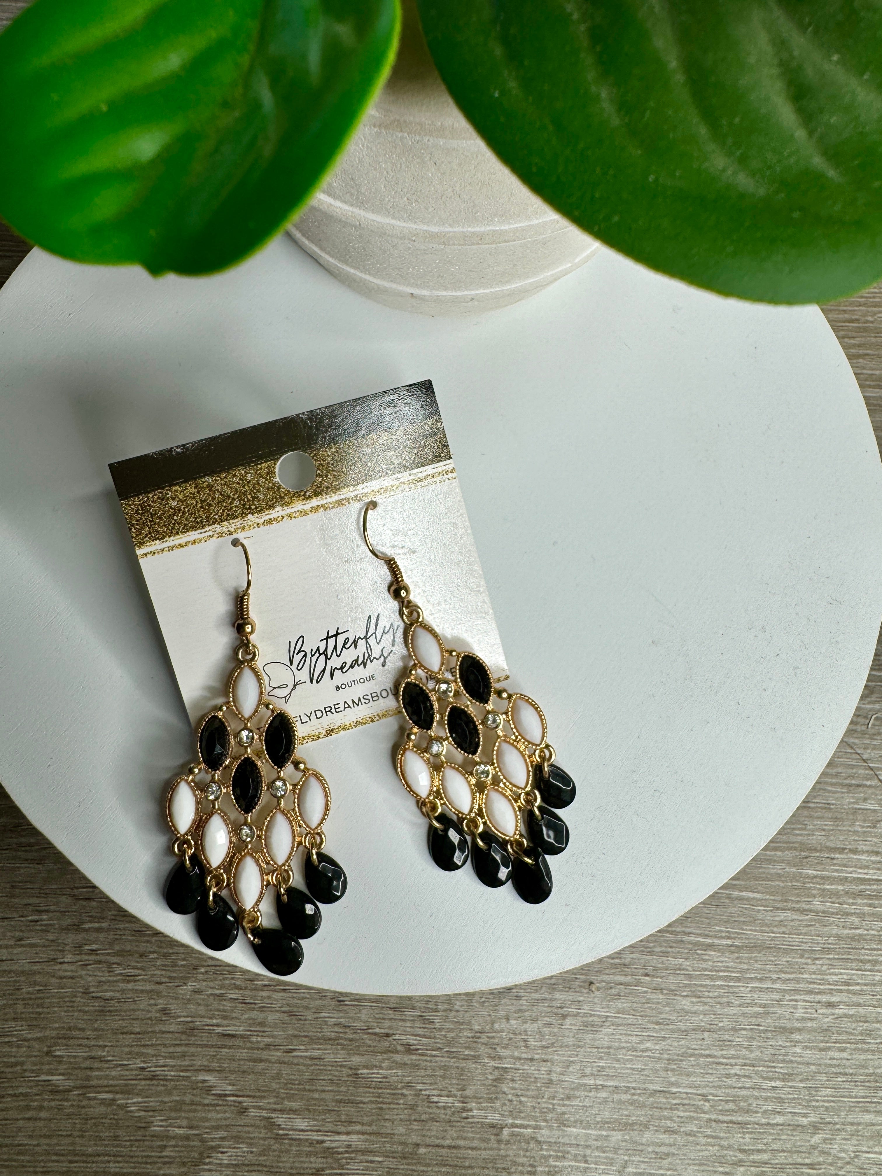 Black & White Dangles