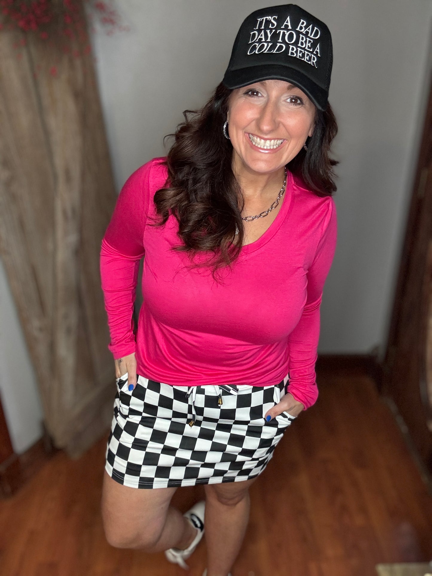 Chic Check Skort