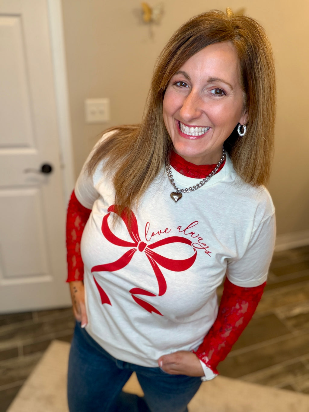Love Always Bow Tshirt