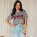 Gray Wine Tee