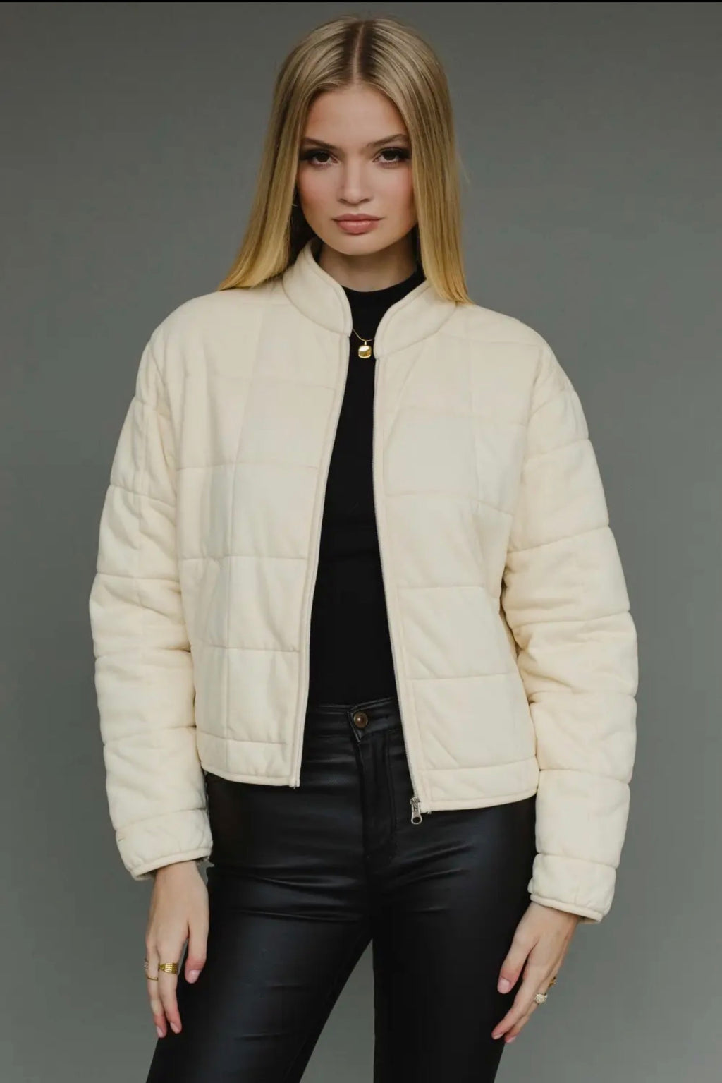 City Chic Quilted Jacket