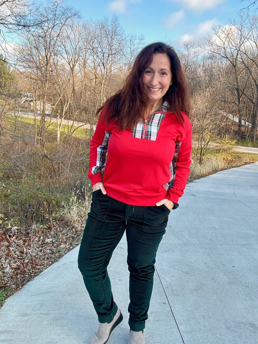 Judy Blue Emerald Cord Joggers