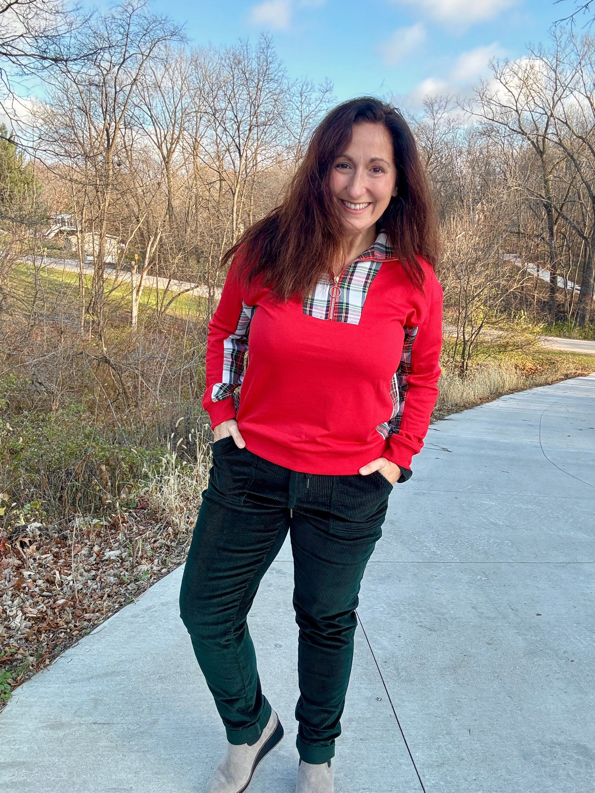 Judy Blue Emerald Cord Joggers