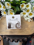 Silver Lining Huggie Hoops