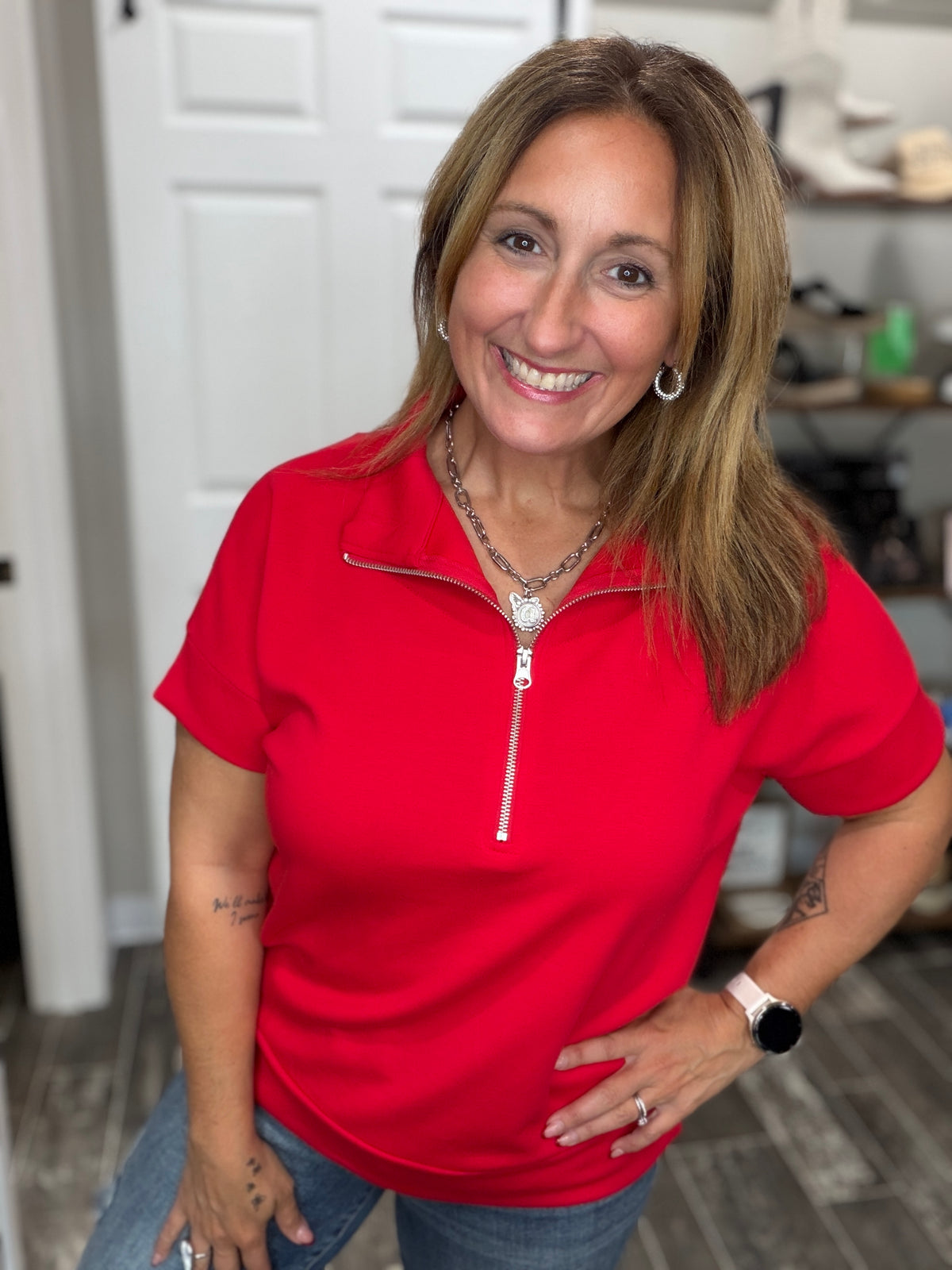 Ruby Rush Half Zip