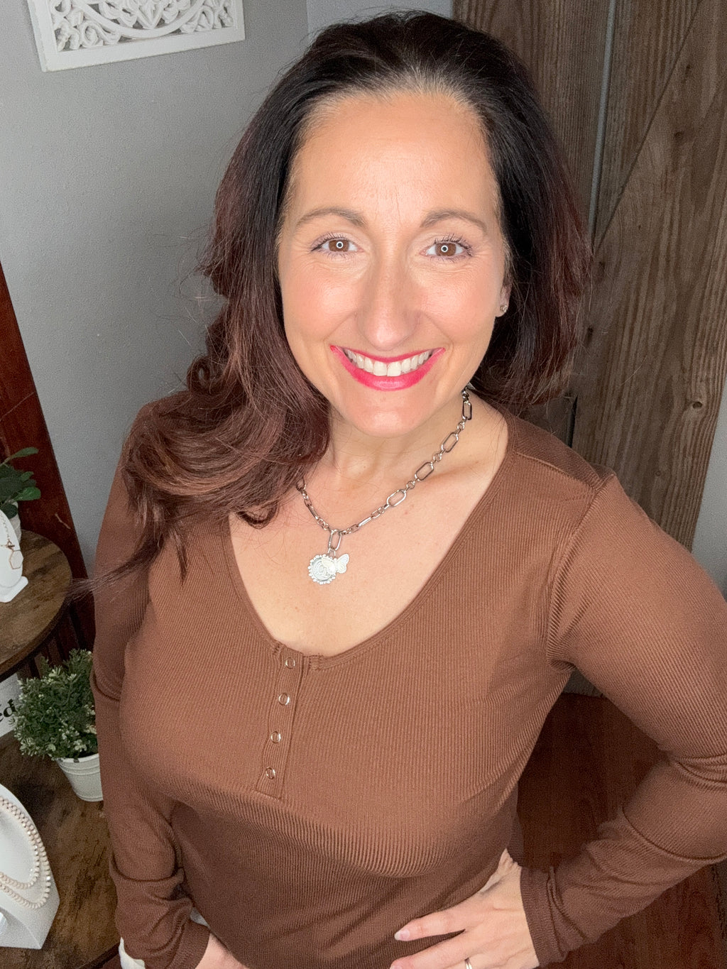 Brooklyn Snap Henley