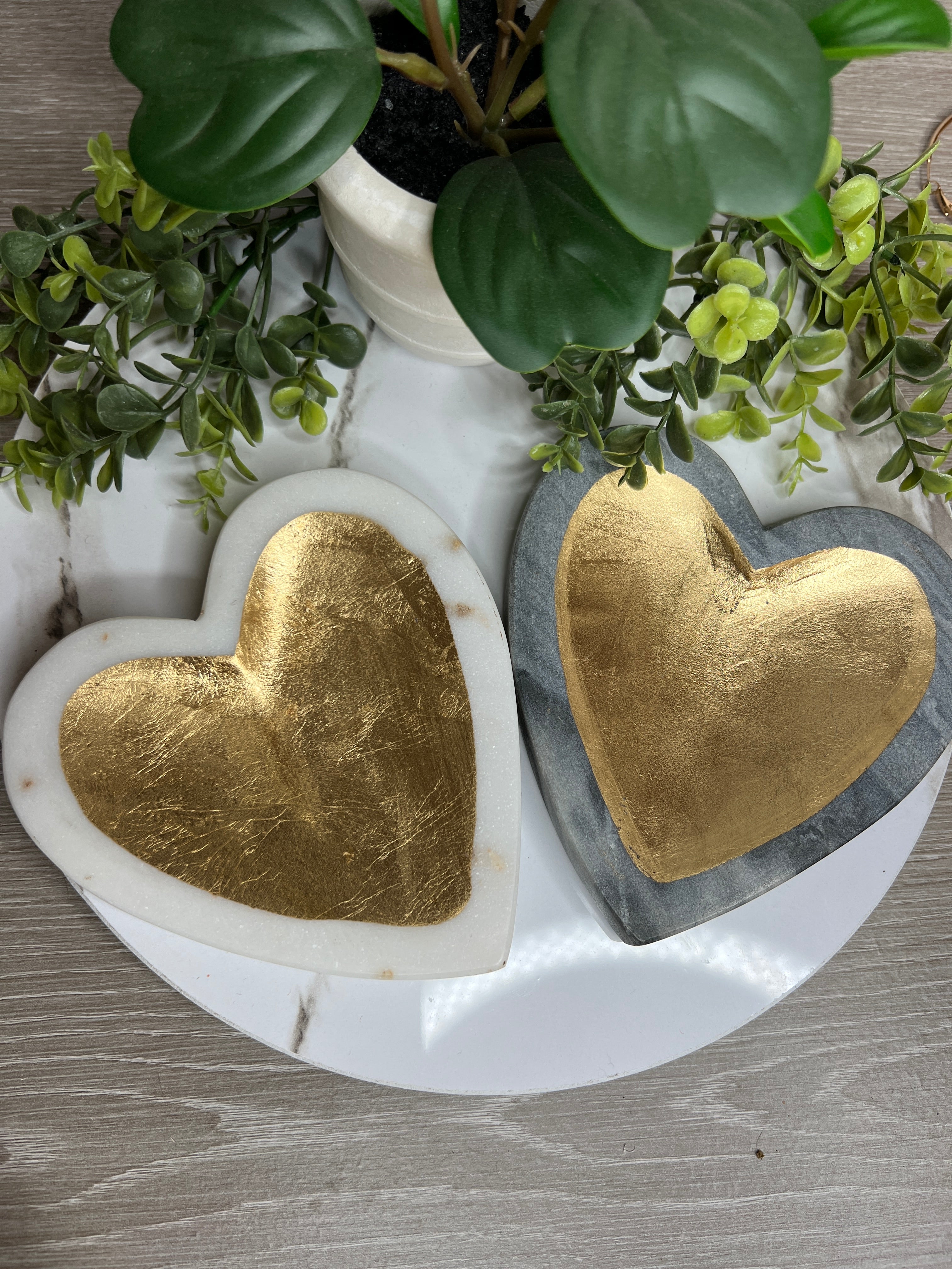 Granite Heart Jewelry Tray