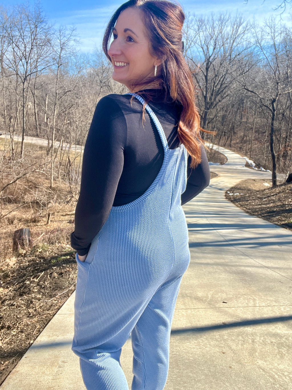 Wave Ribbed Jumpsuit