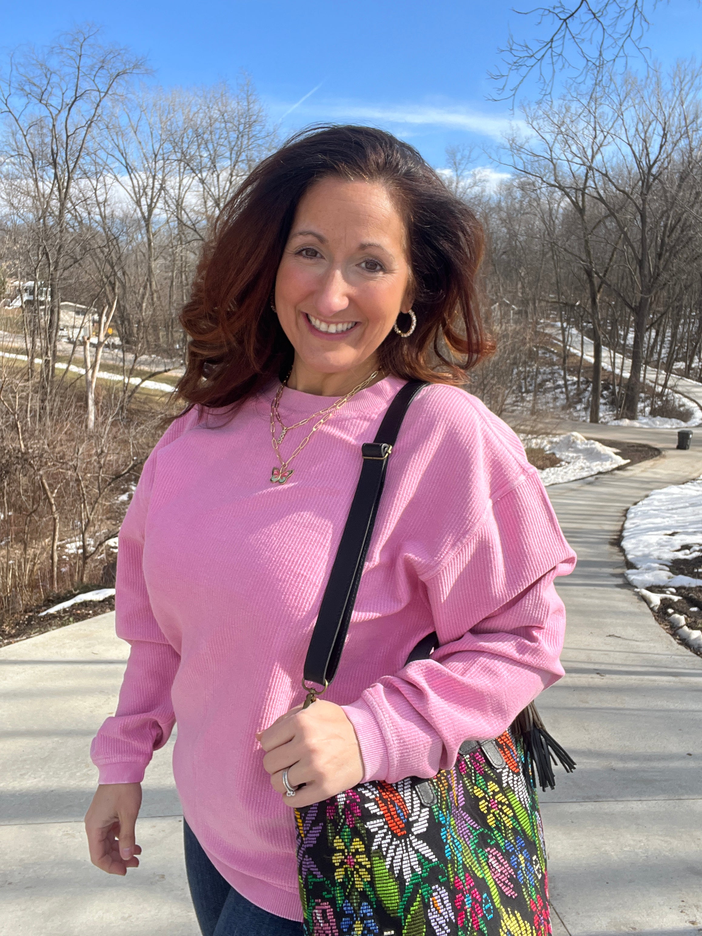 Luxe Crew Sweatshirt