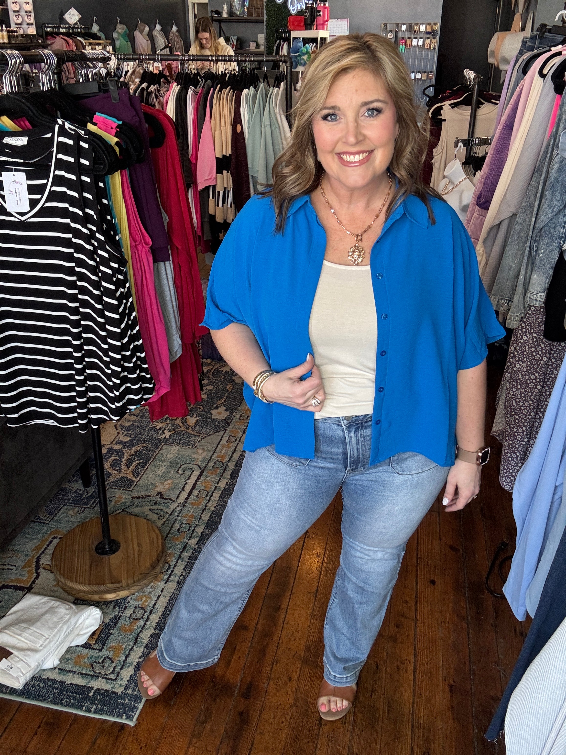 Trailblazer Medium Wash Ankle Bootcut Jeans