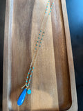 Turquoise Tear Drop Necklace
