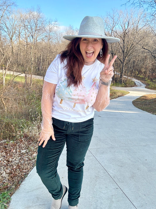 Judy Blue Emerald Cord Joggers