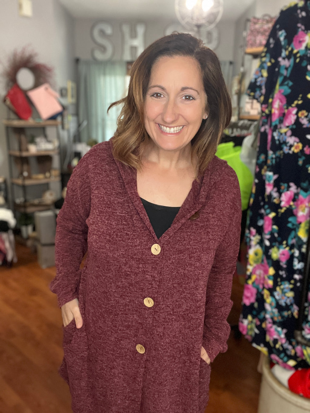 Merlot Cozy Cardi