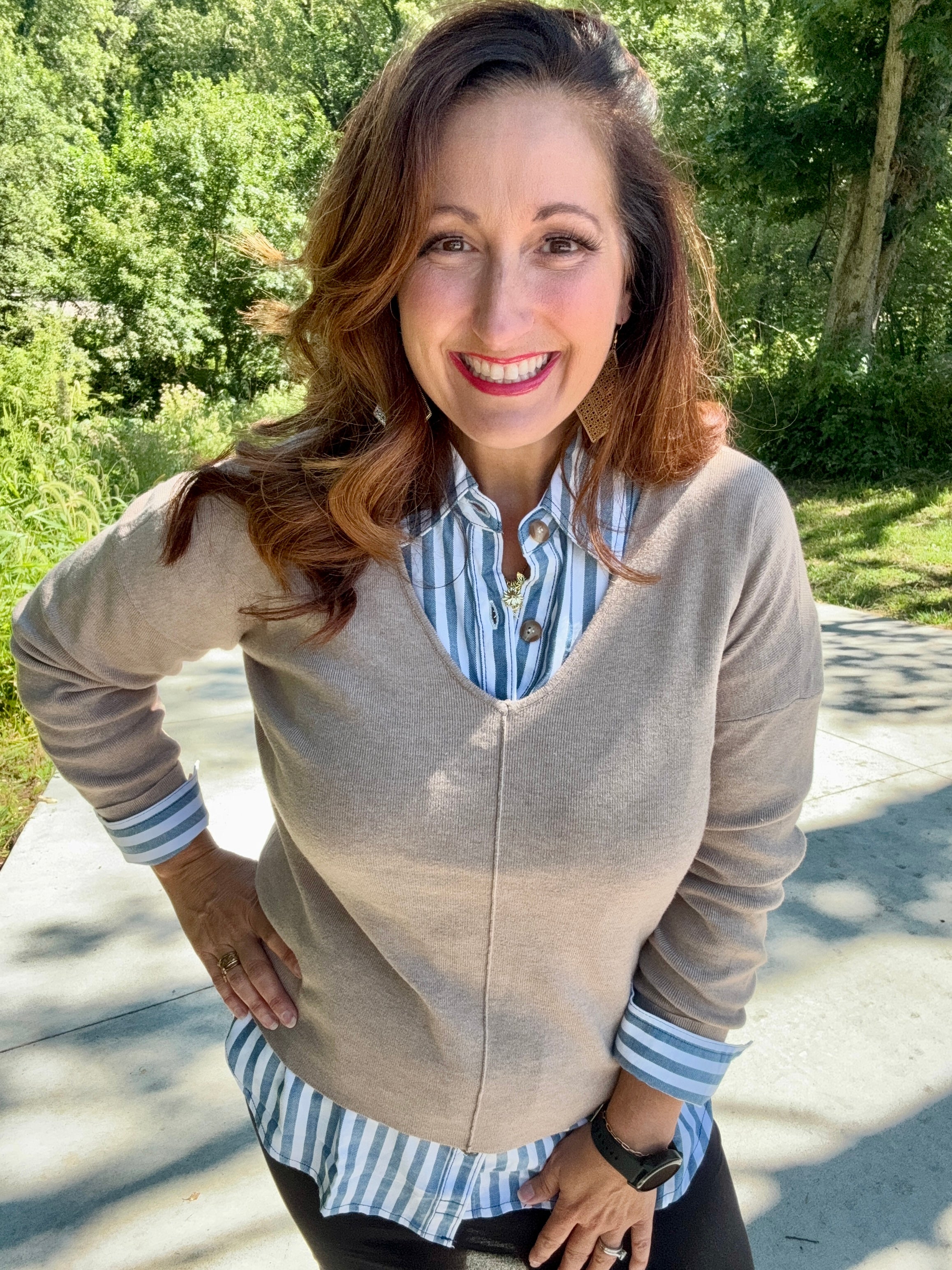 Fall in Love Mocha Sweater