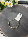 Golden Pearl Beaded Bracelet