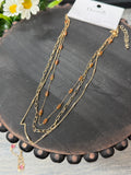 Golden Glow Layered Necklace