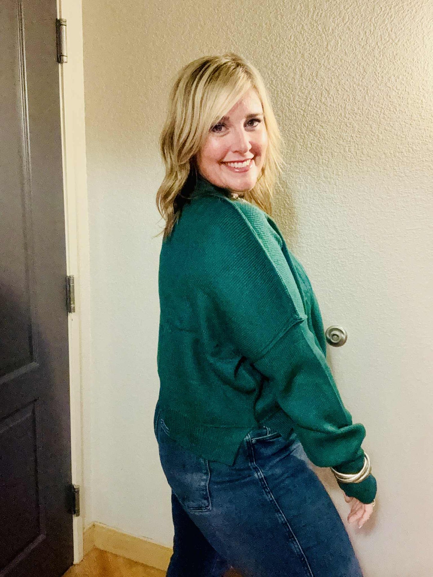 Evergreen Elegance Sweater