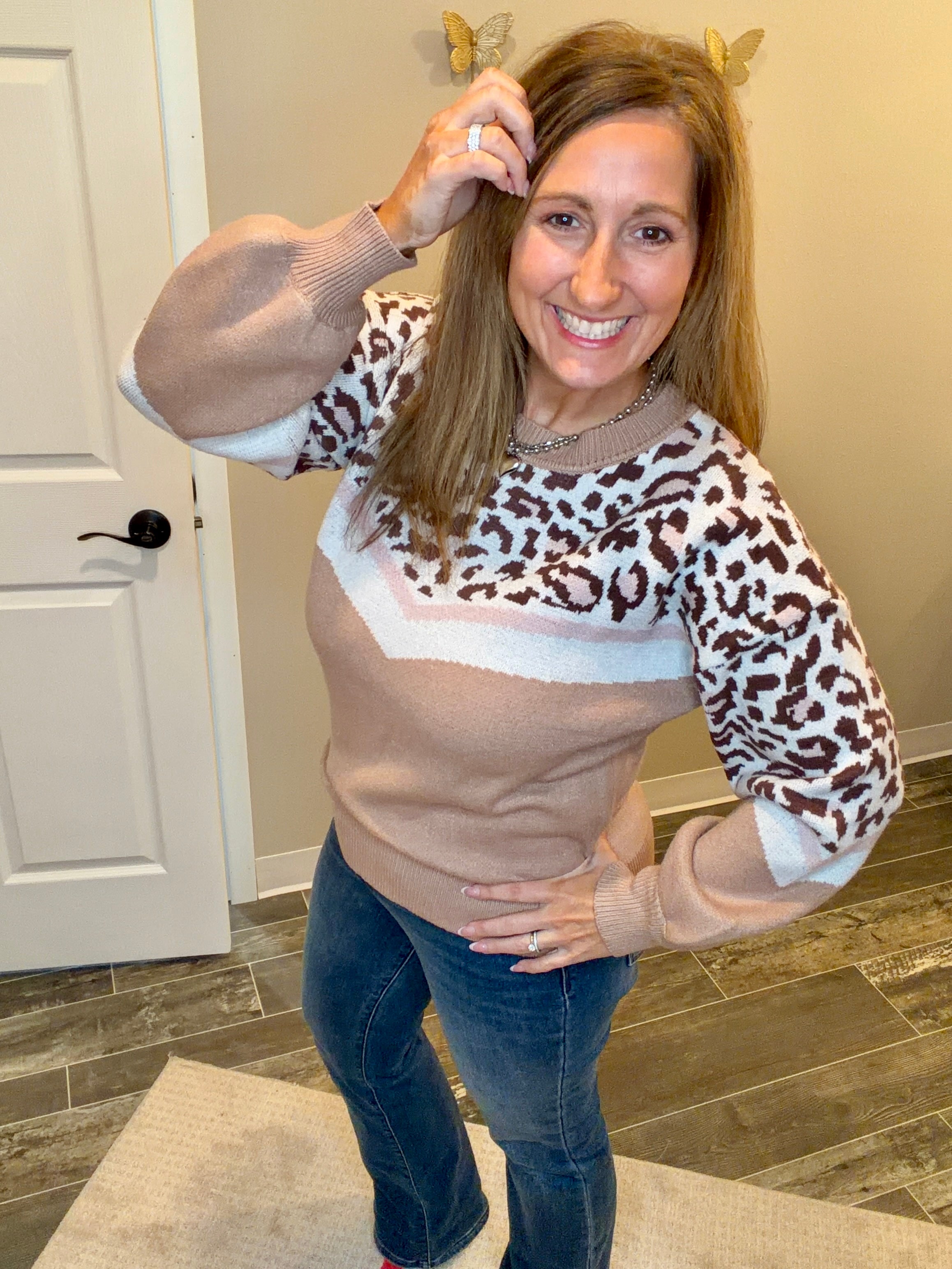 Wildly Soft Leopard Luxe Sweater