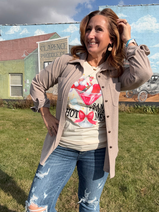 Dreamescape Flannel Shacket