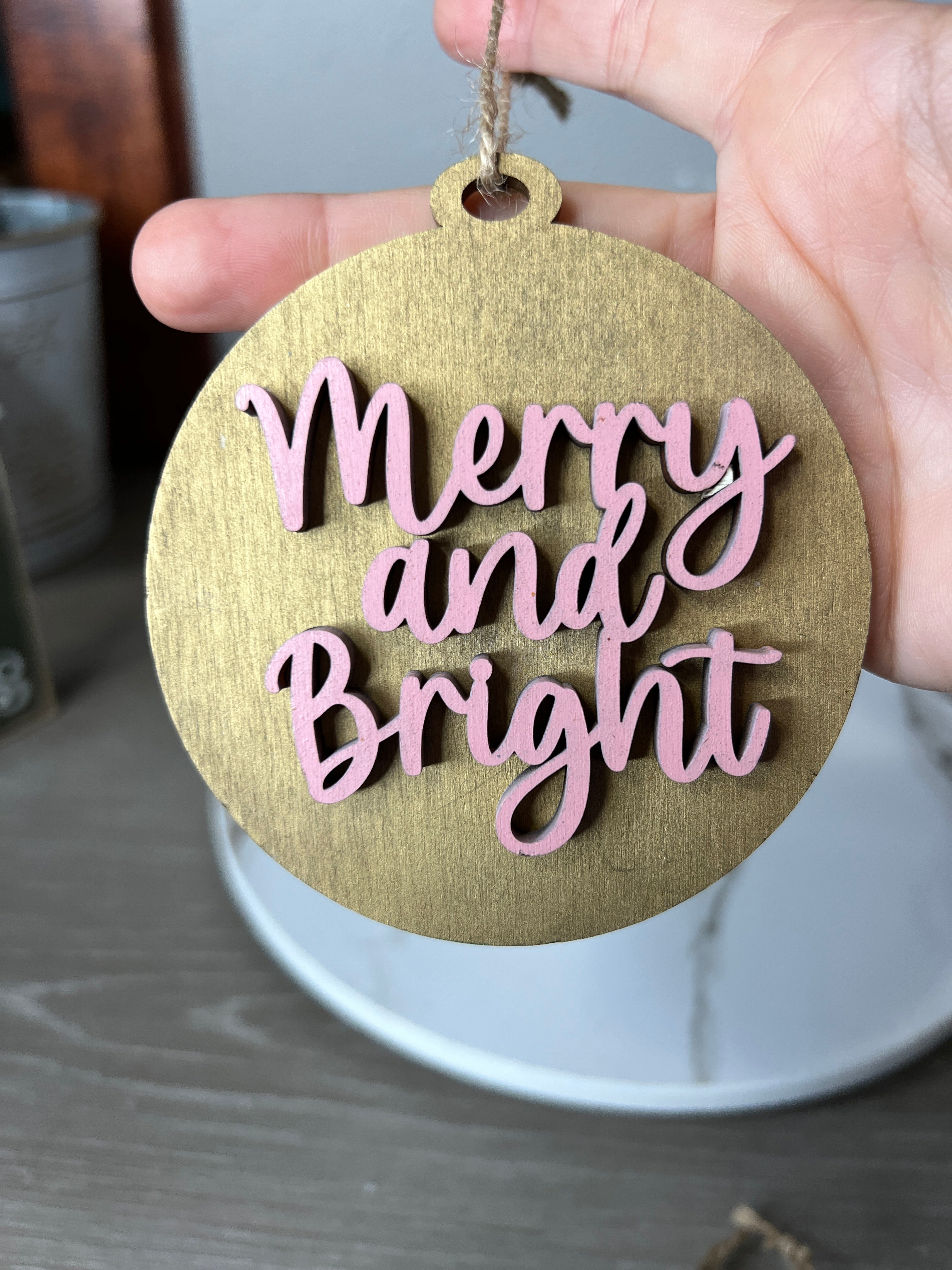 Merry & Bright Ornament