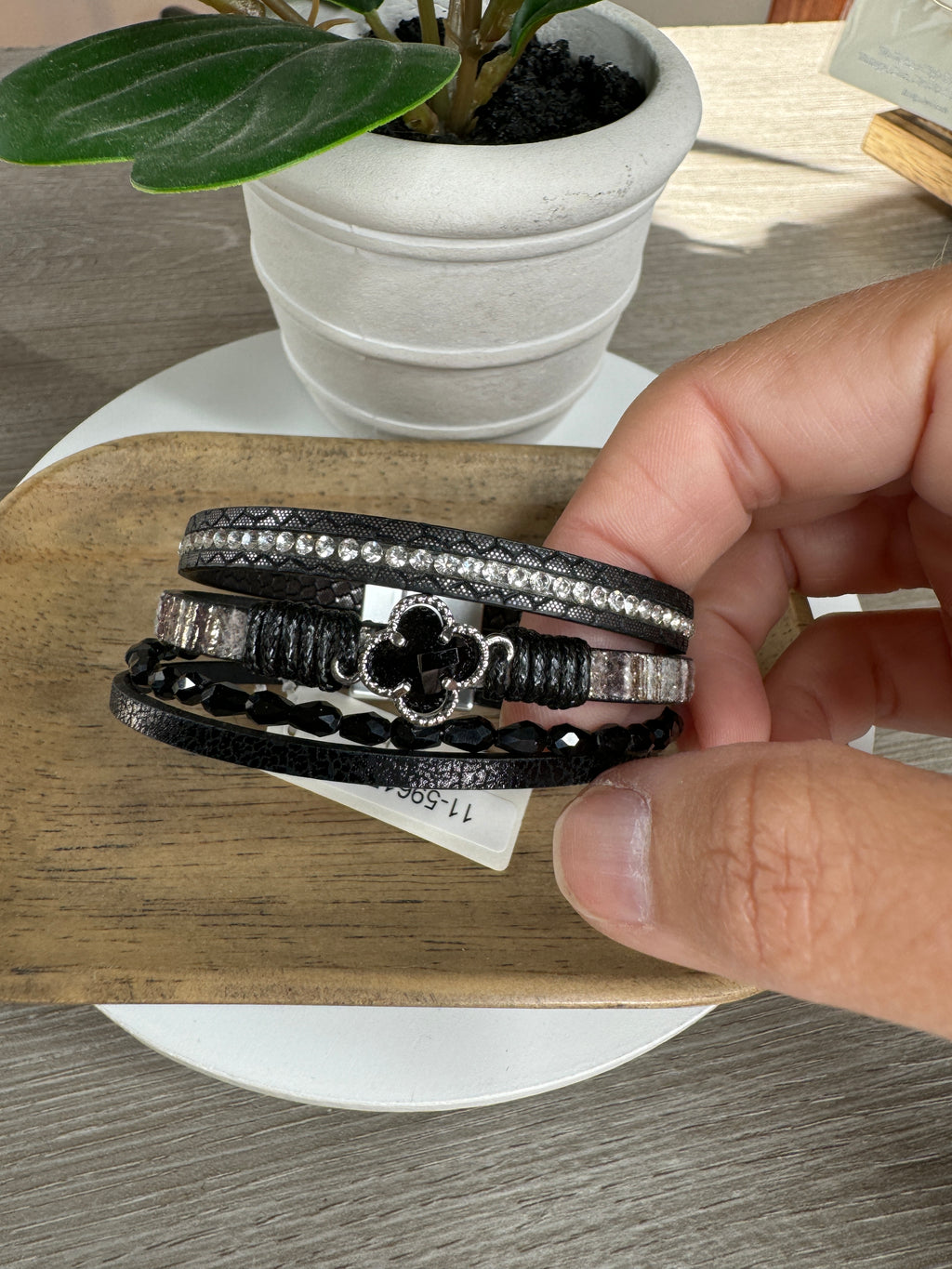 Clover Stack Bracelet