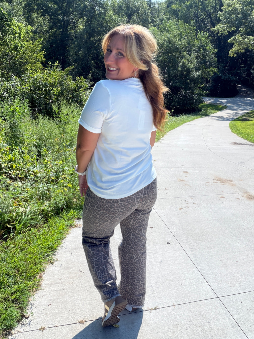 Cheyenne Leopard Jeans