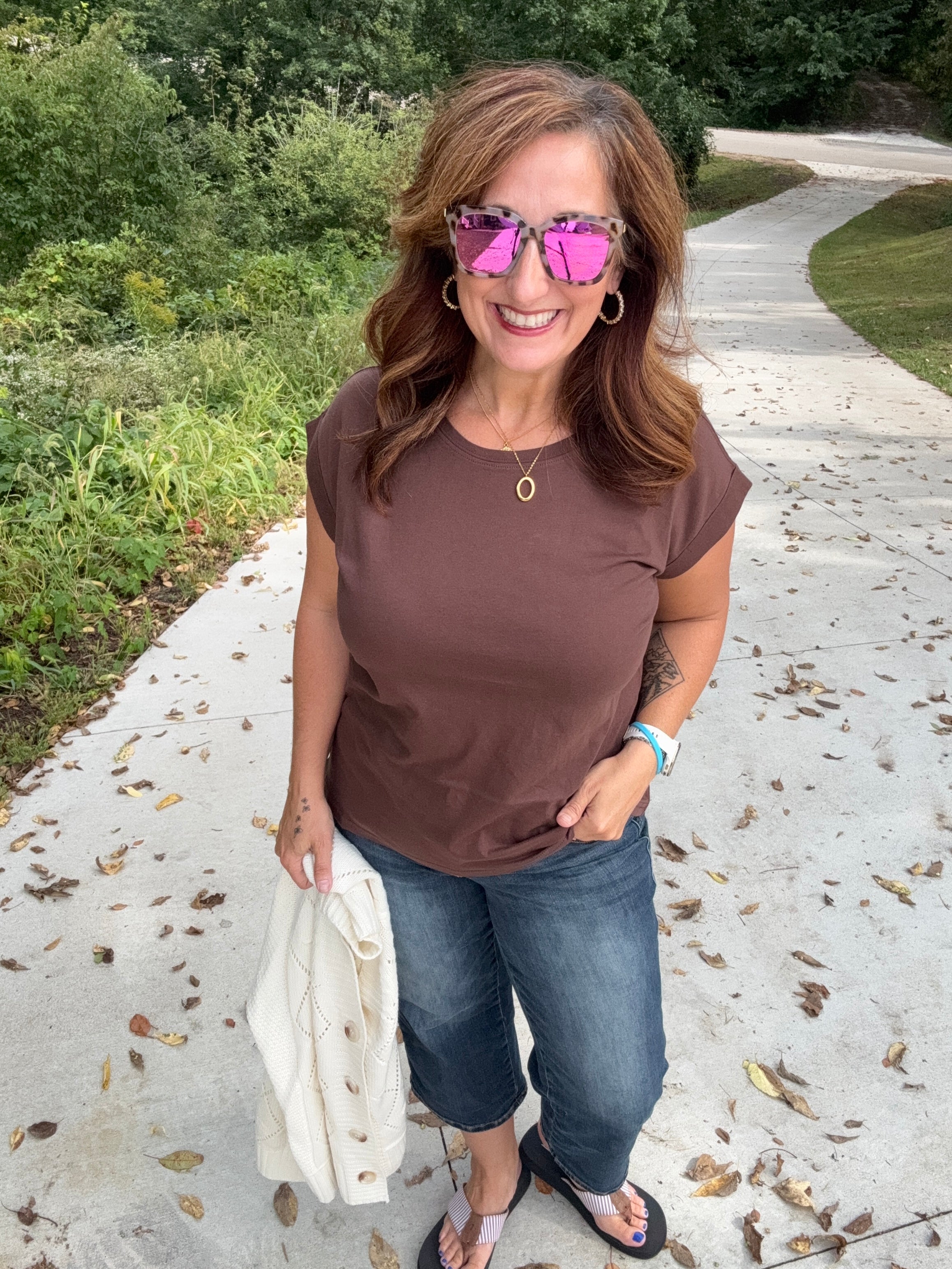 Simply Styled Tee Chocolate