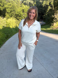 Vanilla Voyage Wide Leg Pants