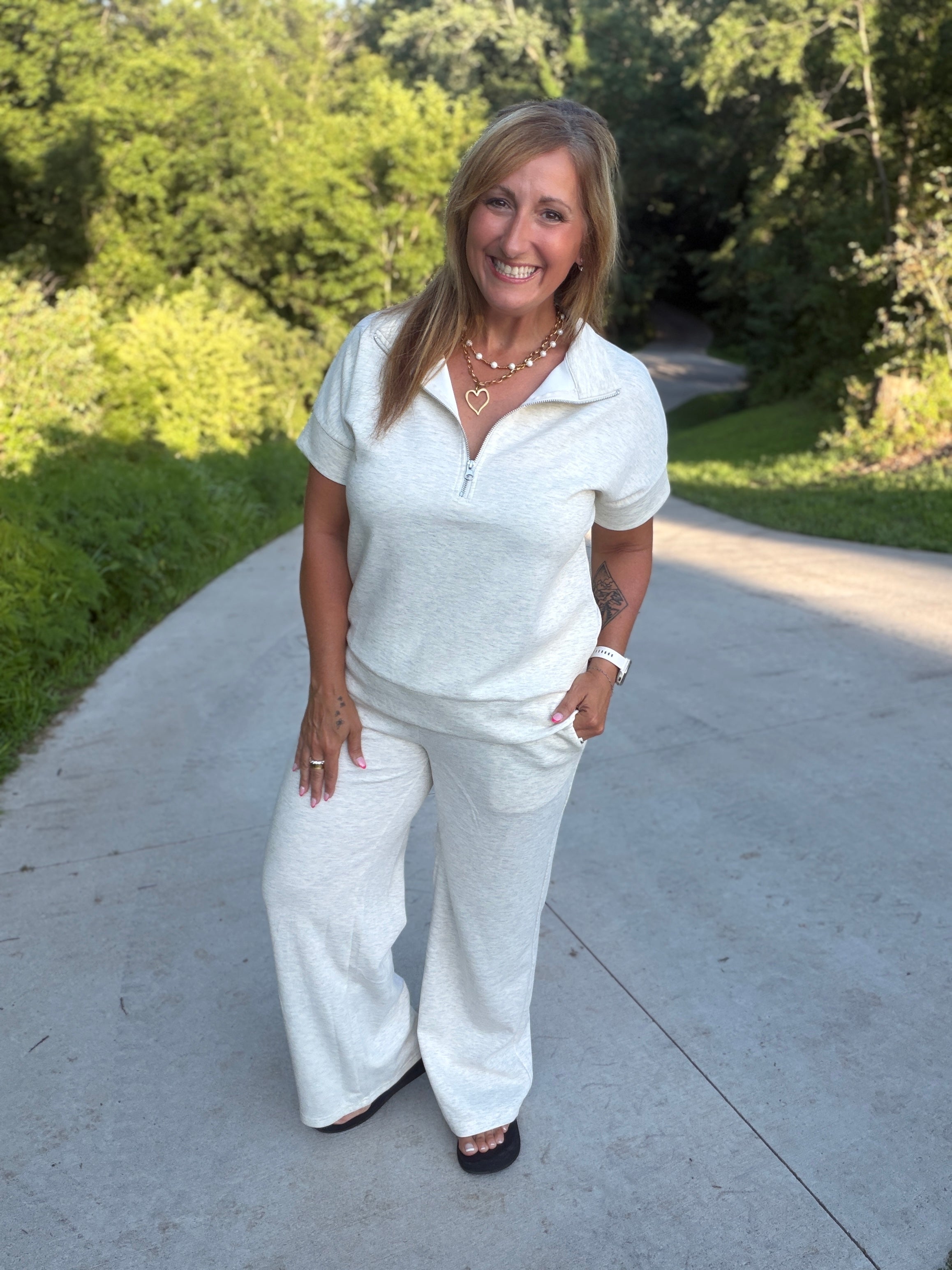 Vanilla Voyage Wide Leg Pants