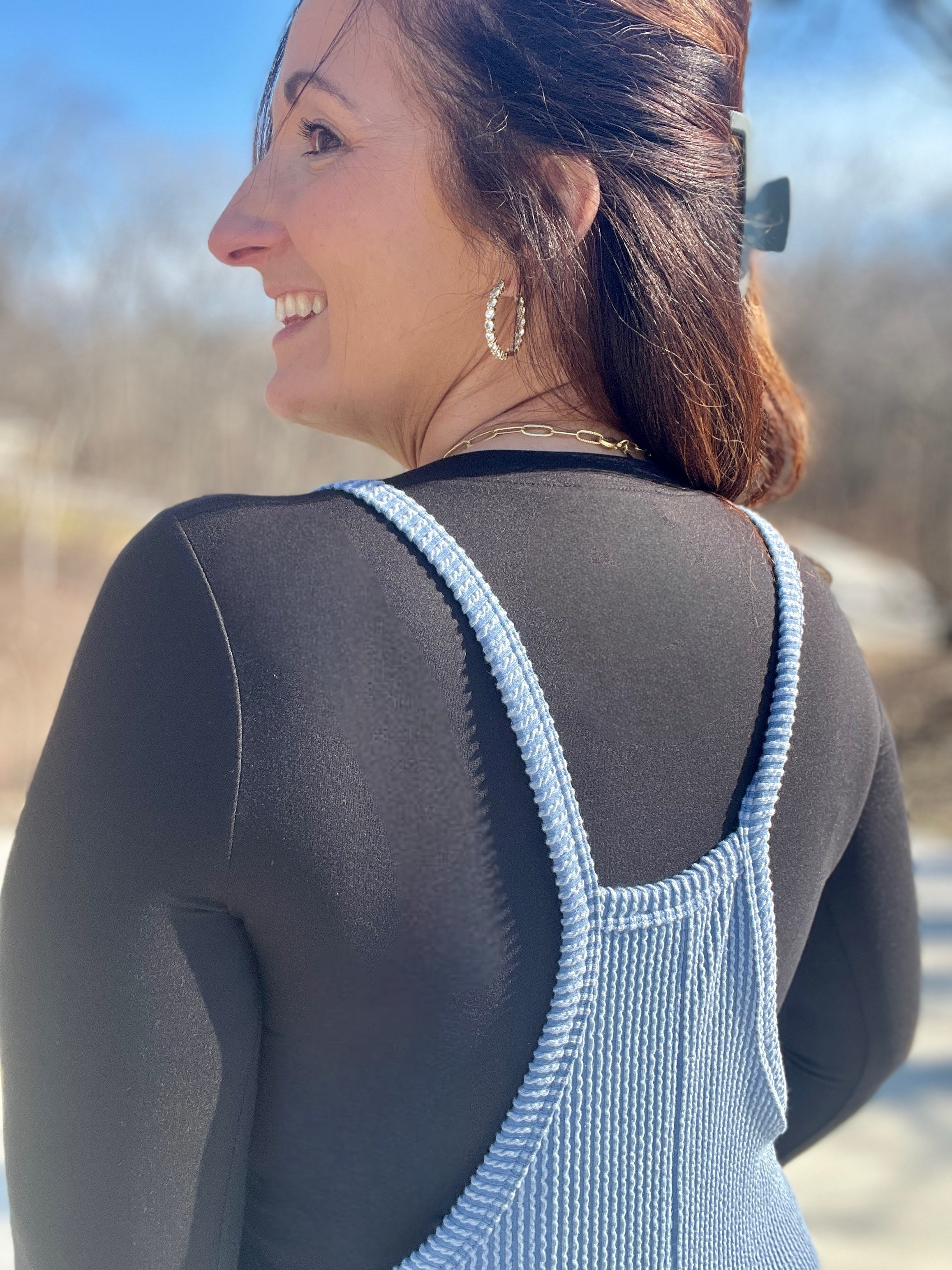 Wave Ribbed Jumpsuit