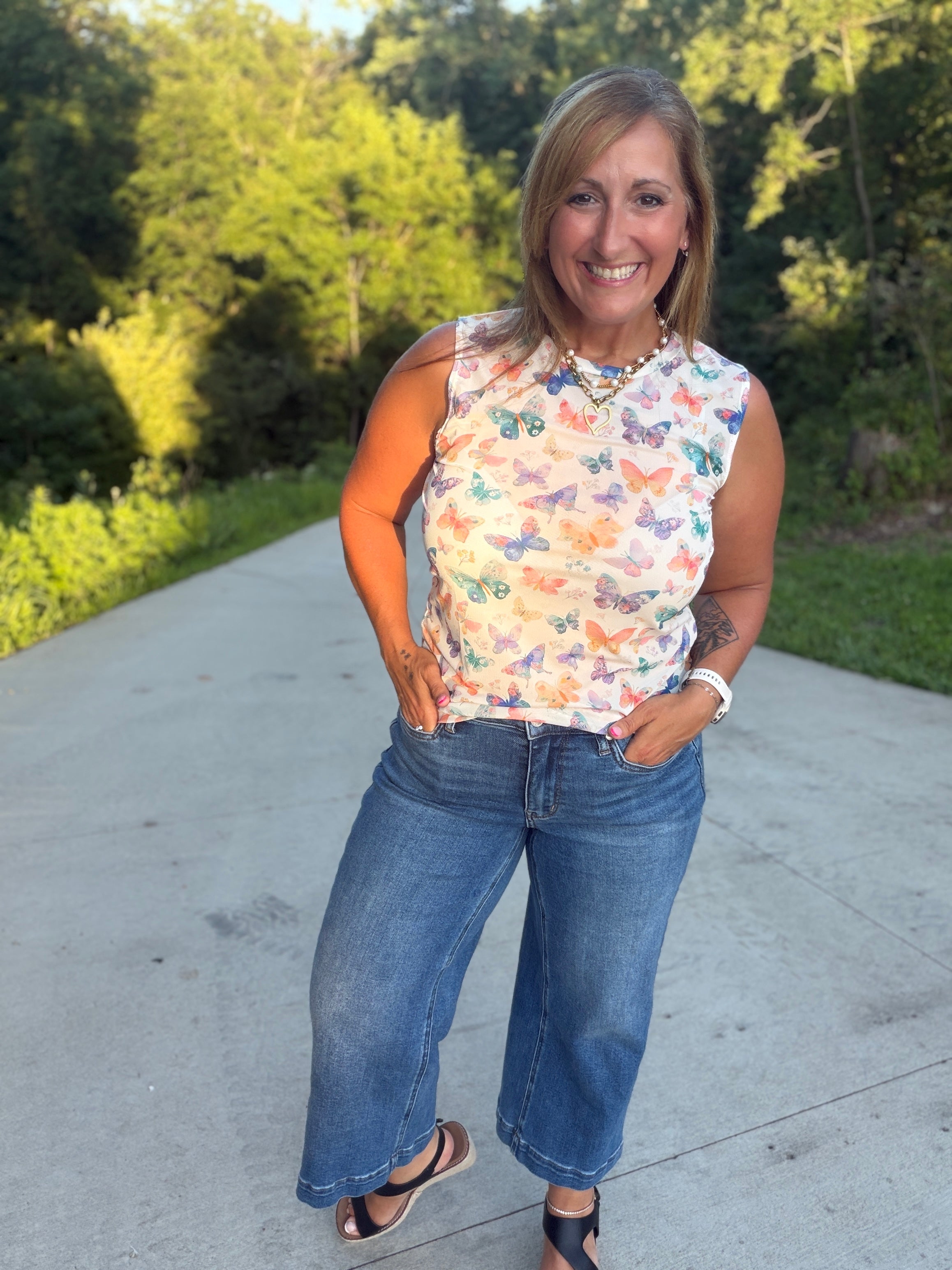 Butterfly Summertime Mesh