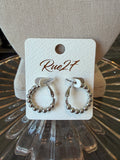 Beaded Babe Hoops