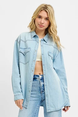 Easy Rider Shacket ￼