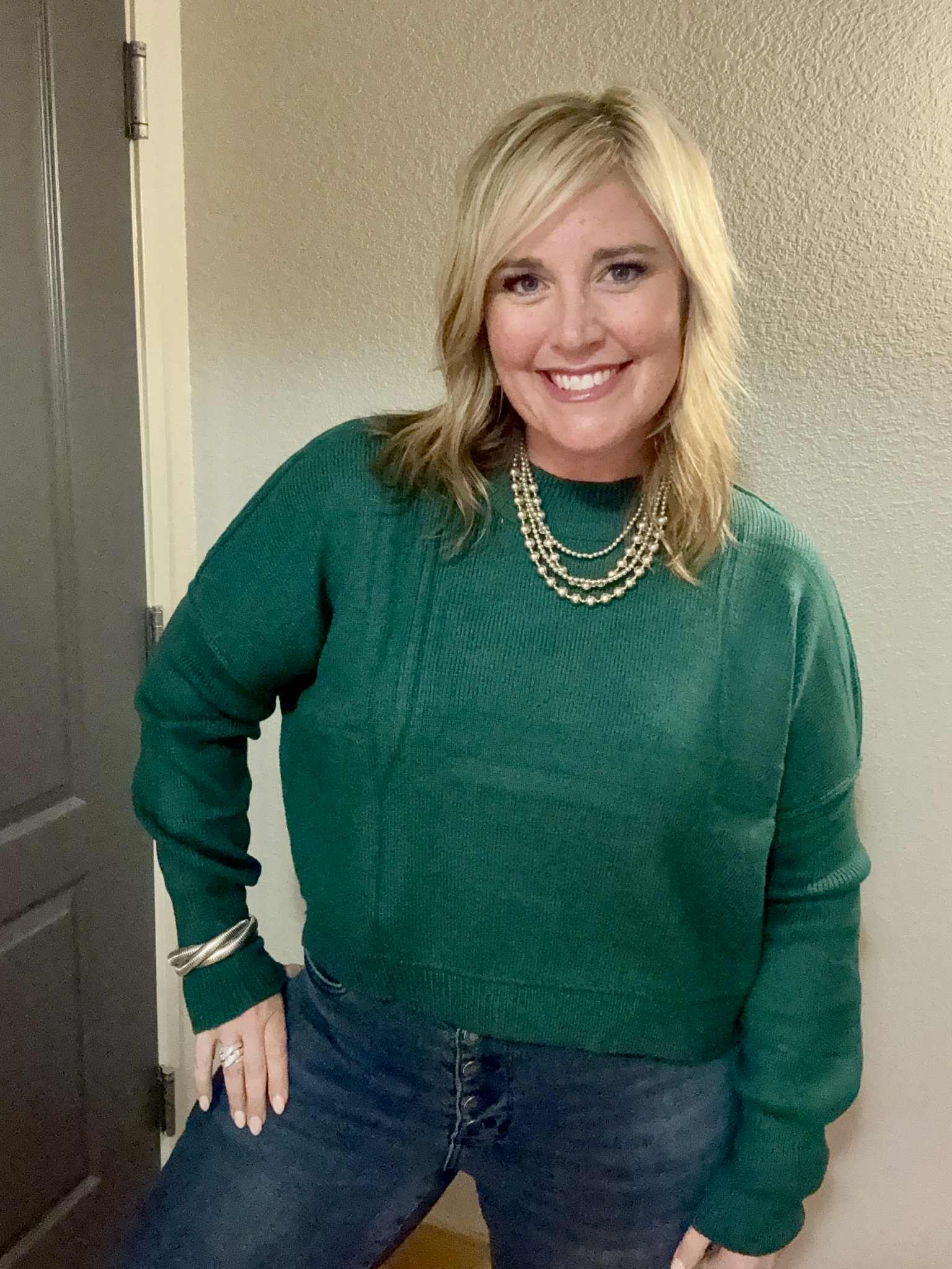 Evergreen Elegance Sweater