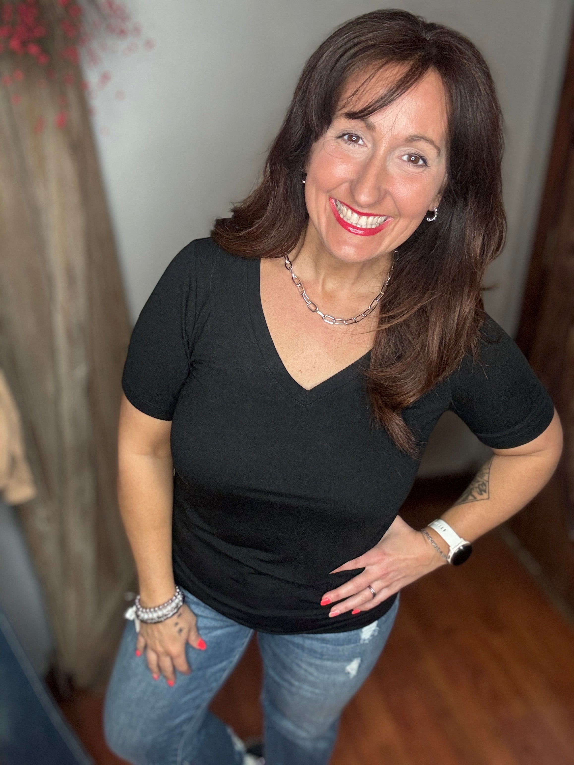 The Essential V Neck Top