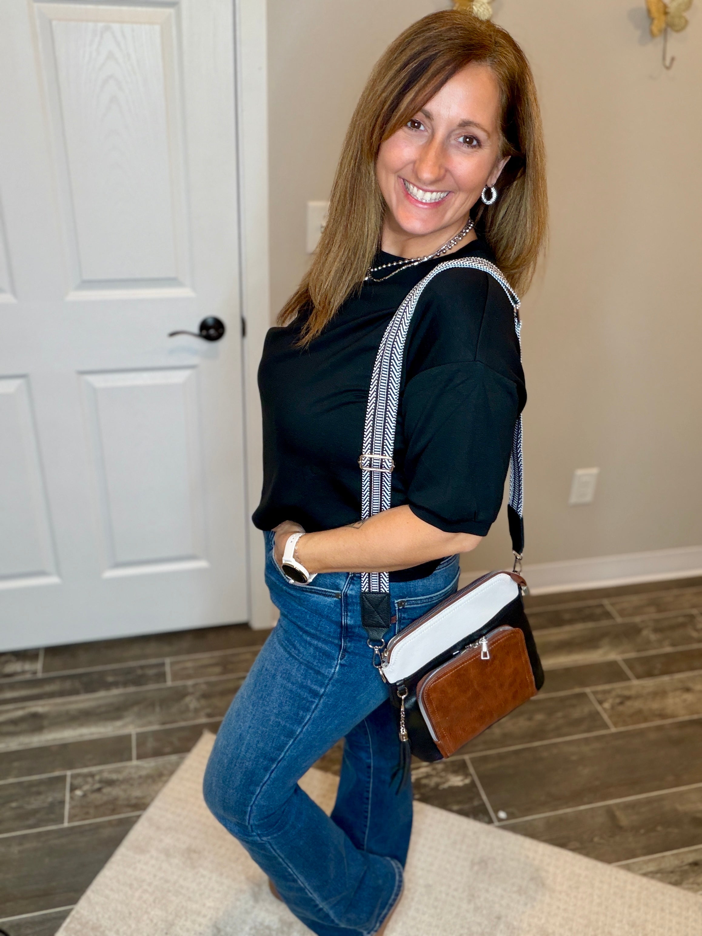 Casual Upgrade Half Sleeve Luxe Top