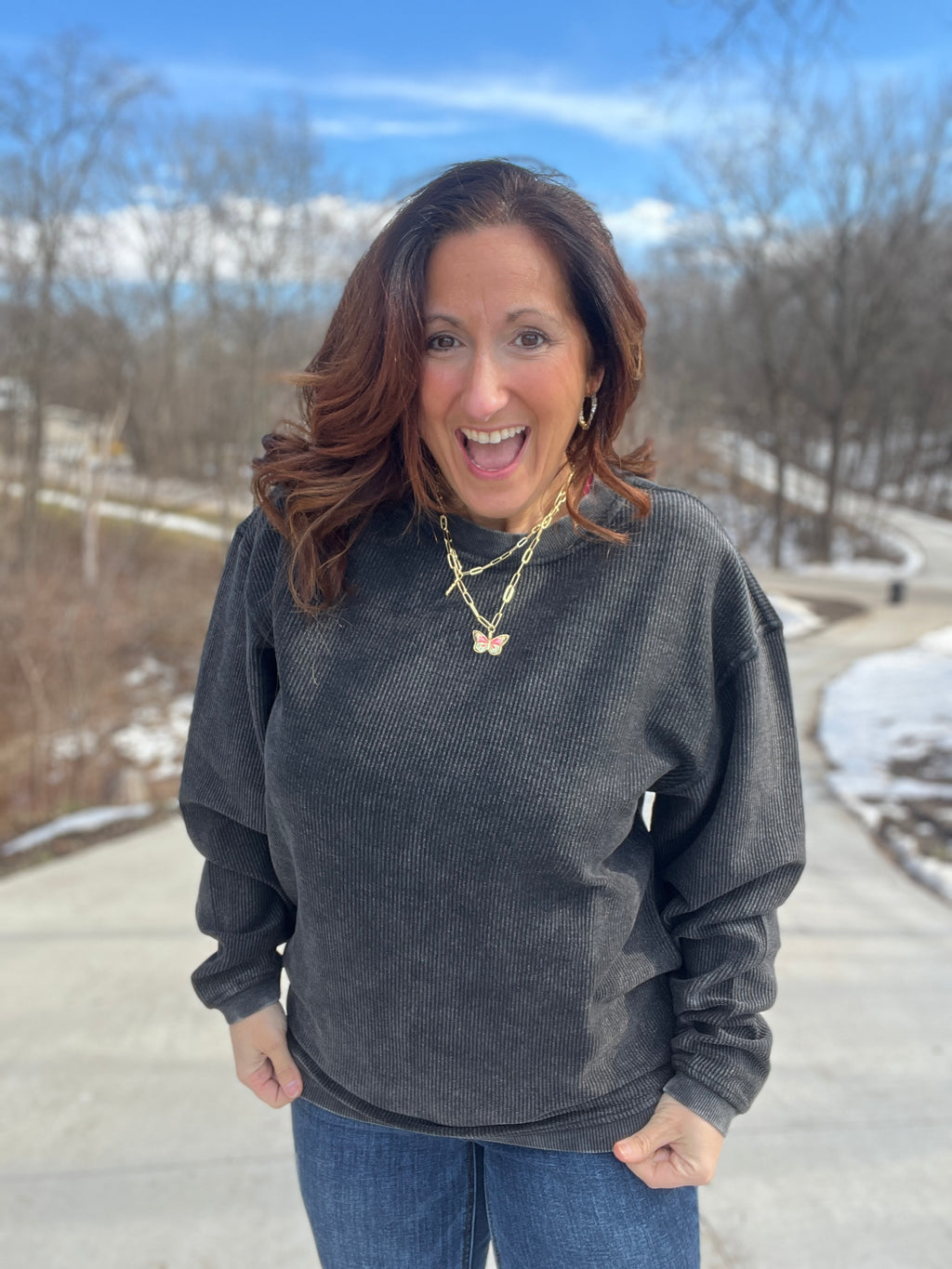 Luxe Crew Sweatshirt