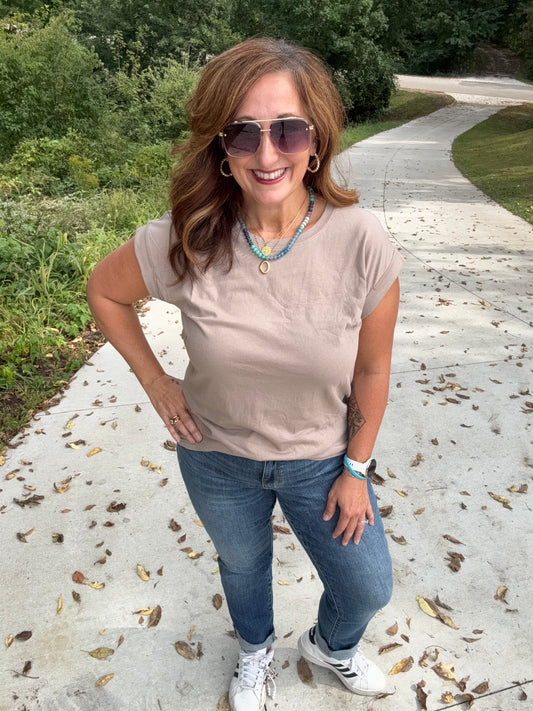 Simply Styled Tee Mocha