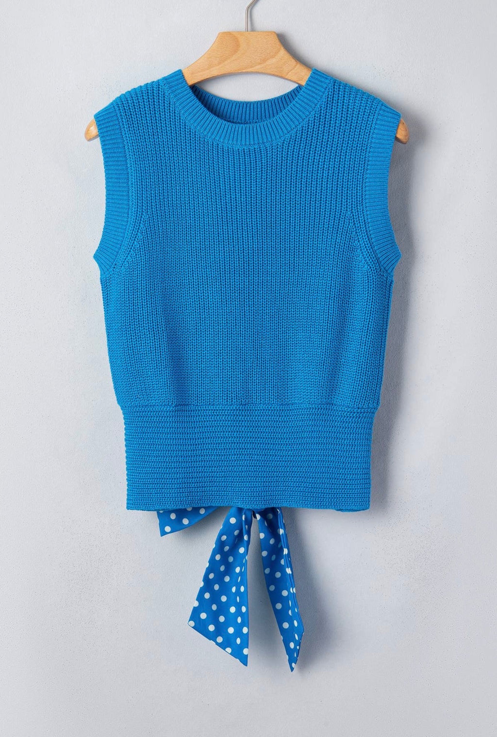 Blue Skies Bow Knit Tank