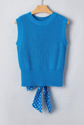 Blue Skies Bow Knit Tank