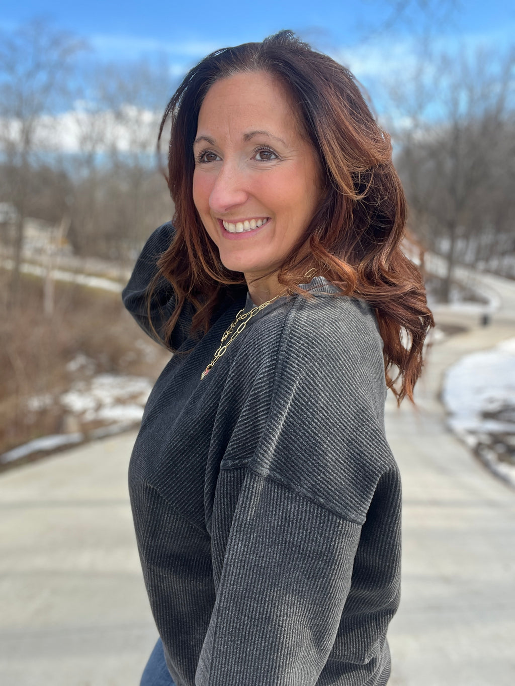 Luxe Crew Sweatshirt